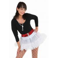 Paillettenriem Rood