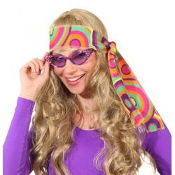 Hoofdband Crazy Roze/Groen 
