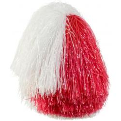 Cheerleader Pompons Rood Wit