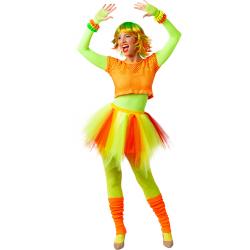 Tutu Neon rood/geel/groen