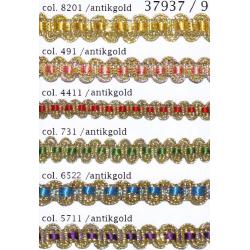 Band gevlochten 2 kleuren 9mm