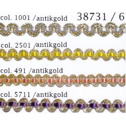 Band gevlochten 2 kleuren 6mm