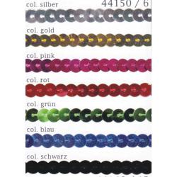 Pailettenband glad 6mm
