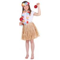 Bastrock met Elastiek 50cm Natuur