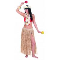 Bastrock met snoer 70cm Natuur