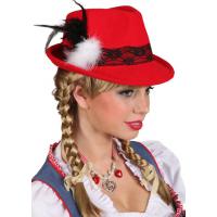 Bayernhoed Lady rood