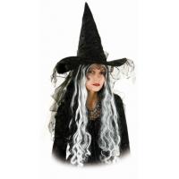 Heksenhoed Zwart met Tülle