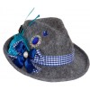 Traditionele Hoed Grijs Blauw
