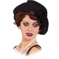 Hoed Twenties Zwart