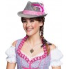 Traditionele Hoed Grijs/roze