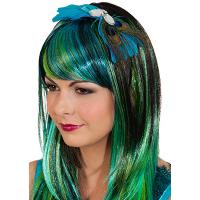 Haarstuk met veren Paradijsvogel