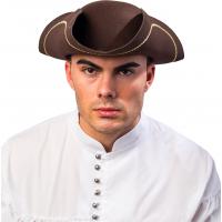 Driepunt bruin met Goudband