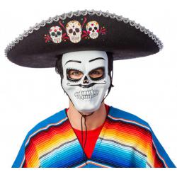 Sombrero Zwart met Doodshoofd
