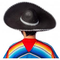 Sombrero Zwart met Doodshoofd