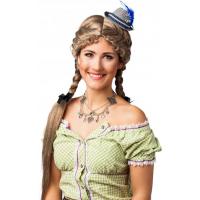 Minihoed Bayern Blauw/Wit