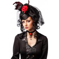 Minicylinder met bloem en veren