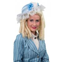 Hoed Biedermeier Blauw