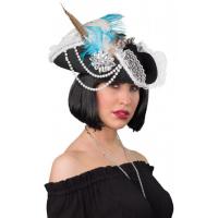 Driepunt Pirate Zwart/Wit