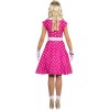 Rock'n'Roll Girl Roze met Witte Stippen