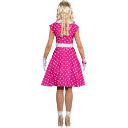 Rock'n'Roll Girl Roze met Witte Stippen