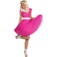 Rock'n'Roll Girl Roze met Witte Stippen