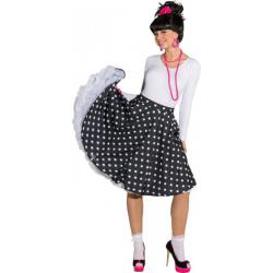 Rock'n'Roll Girl Zwart met Witte Stippen. 