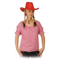Blouse Rood-Wit Geblokt