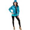 Wrap-shirt, turquoise