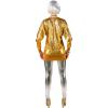Wrap-shirt, goud