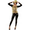 Pailletten vest, goud
