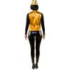 Pailletten vest, goud