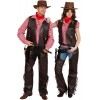 Cowgirl beenbeschermers bruin