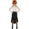 Steam punk Rok lang zwart