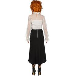 Steam punk Rok lang zwart