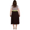 Dirndl Lang bruin/groen