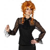 Kanten Blouse Zwart