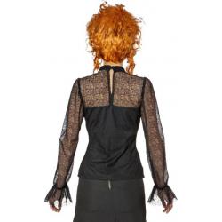 Kanten Blouse Zwart