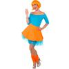 Rock'n Roll rok, neon oranje