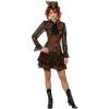 Steampunk Korset Bruin-Oudgoud