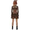 Steampunk Korset Bruin-Oudgoud