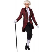 Jacquardjas Deluxe Bordeaux Dames