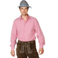 Overhemd Rood Wit geblokt