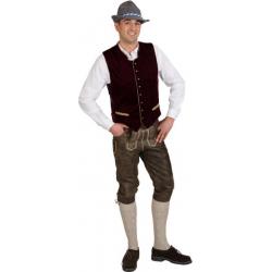 Klederdracht gillet, roodbrun