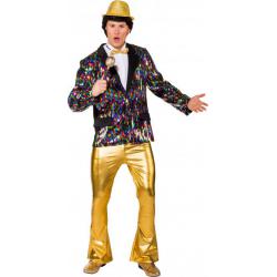 Broek met wijde pijpen Goud