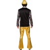 Broek met wijde pijpen Goud