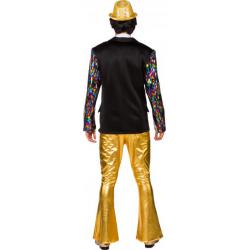 Broek met wijde pijpen Goud