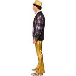 Broek met wijde pijpen Goud
