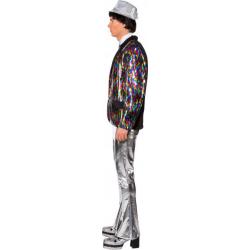 Broek met wijde pijpen Zilver