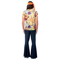 Broek met wijde Pijpen Jeans-optiek