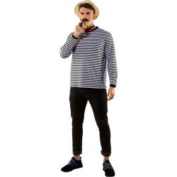 Pullover zwart/wit